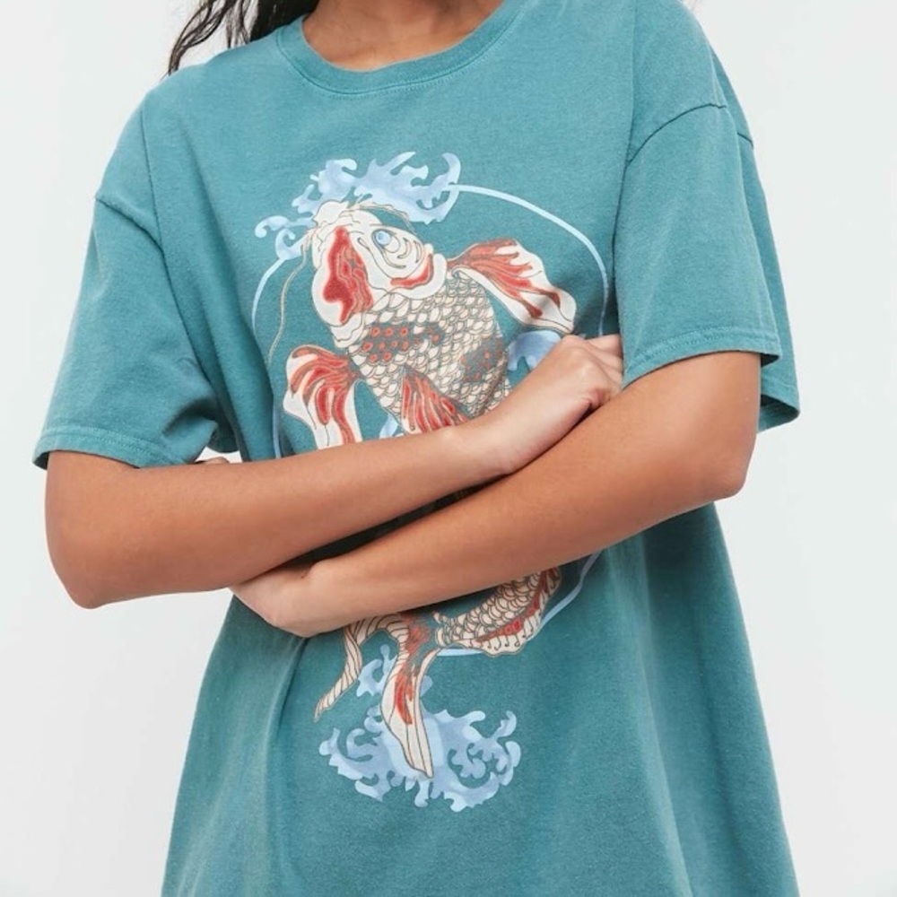 Urban Outfitters Oversized Graphic T-Shirt, Unisex S/M 🩵